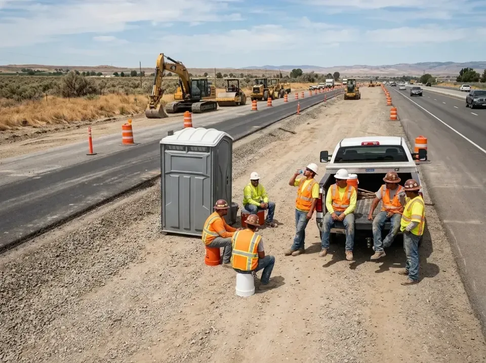 highway-road-construction-crew-007 — frequently asked questions, Porta Potty and Restroom Rentals in Thoreau, NM